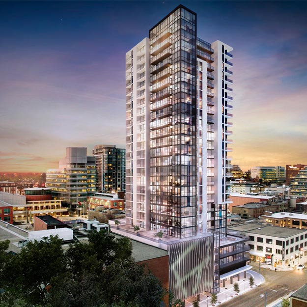 Illustration rendering of Charlie West Condos